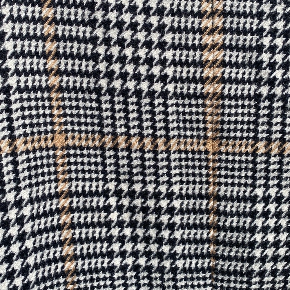 Pendleton Plaid 100% Merino Wool Coat with Lambskin Leather Trim Size 18 - Picture 13 of 16
